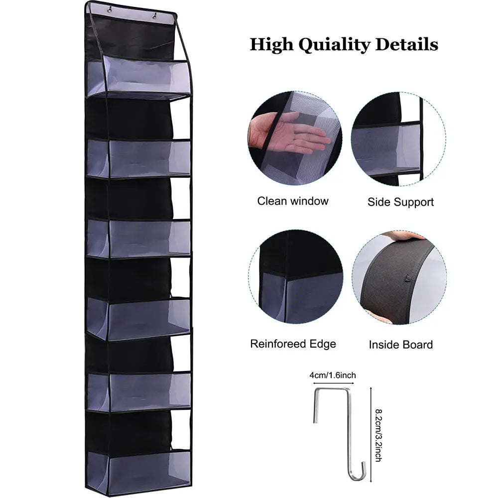 Hanging Organiser – Over the Door Hanging Storage Shelves