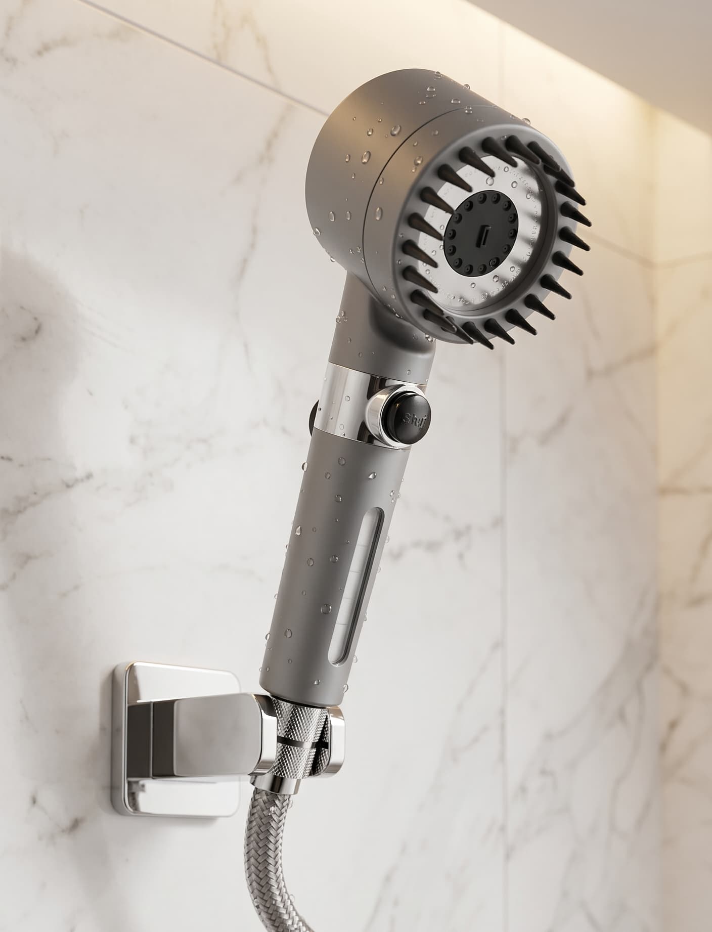 High Pressure Filtered Shower Head Set, 5 Filters, Multi-Spray Modes