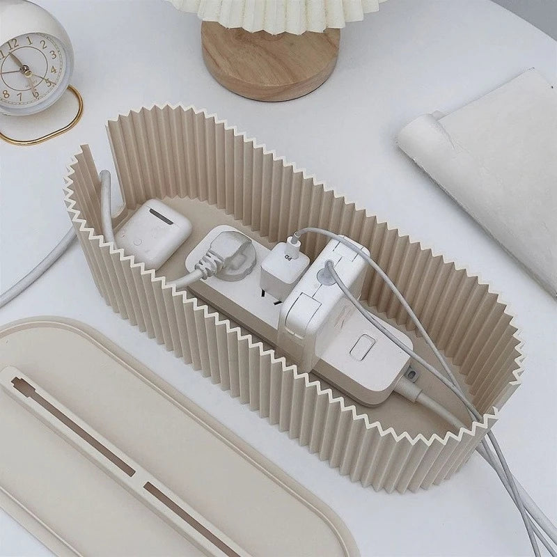Cable Management Box – Dust-Proof Cord Organiser