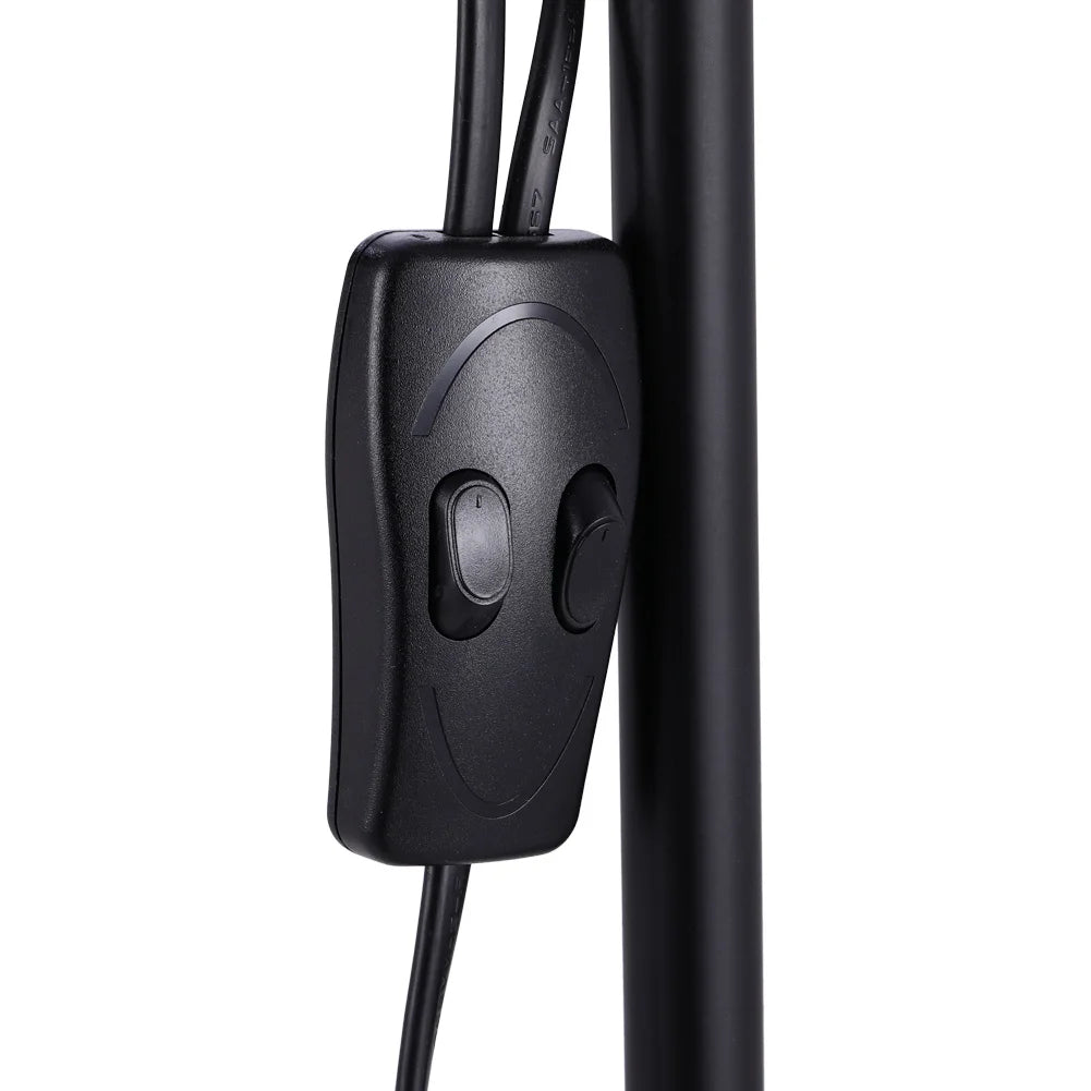 Modern Floor Lamp 180cm – Modern Standing Lamp with Adjustable Dual Heads & Foot Switch