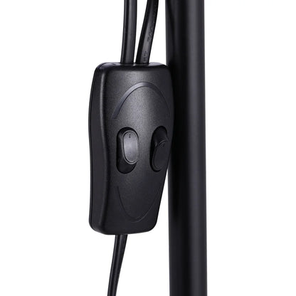 Modern Floor Lamp 180cm – Modern Standing Lamp with Adjustable Dual Heads & Foot Switch
