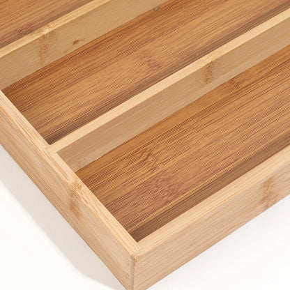 Cutlery Tray - Bamboo Kitchen Drawer Organiser